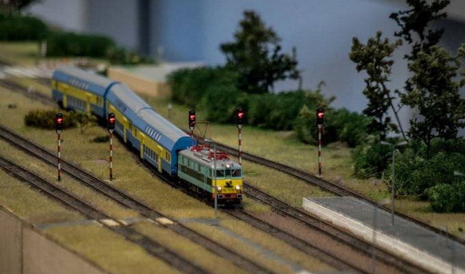 Grudziądz: miniatura kolei na Marinie